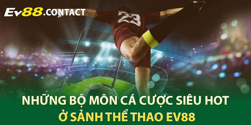 Những bộ môn cá cược siêu hot ở sảnh thể thao EV88