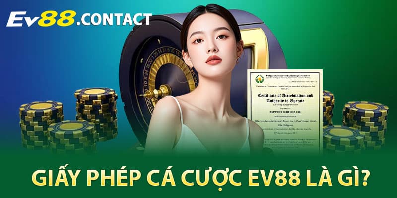 Giấy phép cá cược EV88 là gì?